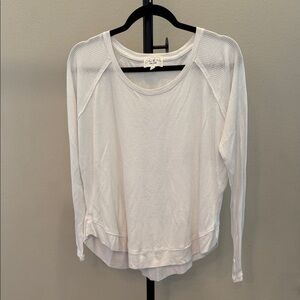 Feel The Piece Terre Jacobs White Long Sleeve Women's Top O/S